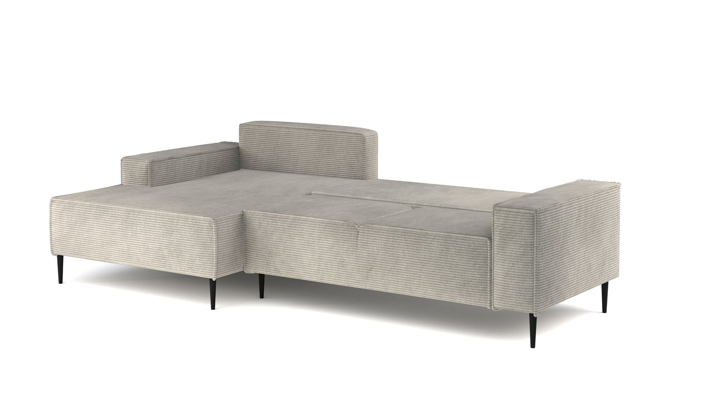 MATINO - L-Shape Corner Sofa Bed With Sleeping Function Various Colour width 270 cm