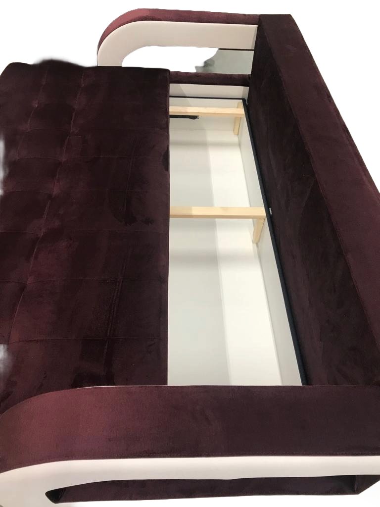 NENA - SOFA BED WITH PUFF & SLEEPING FUNCTION & STORAGE >235 x 110cm<