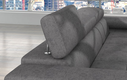 ARALANDO -L-Shape Left Corner Sofa Bed with Sleeping Function Storage Colour Grey FAST DELIVERY Width 289 cm