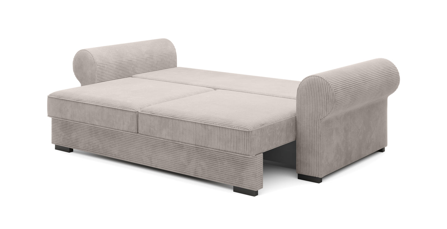 DELUXI - Sofa with Double Bed & Storage Various Colours Width 256 cm