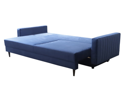 PALERMO Sofa with Double Bed and Storage Various Colours Width 220 cm