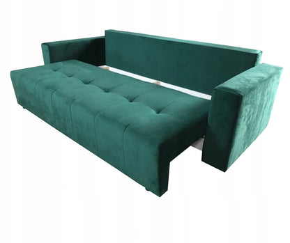 MARTINA Sofa with Double Bed and Storage Custom Colour Width 233 cm