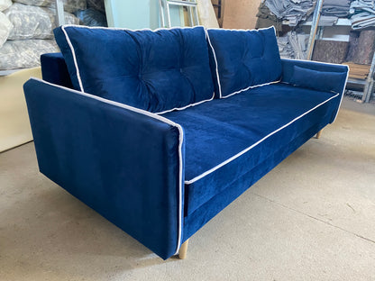 Blanka Sofa with Double Bed and Storage Custom Colour Width 211 cm