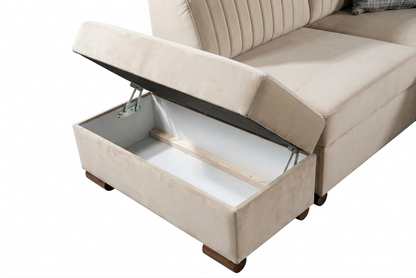 Tokio Cristap L - Left Hand Corner Sofa Bed with Sleeping Function