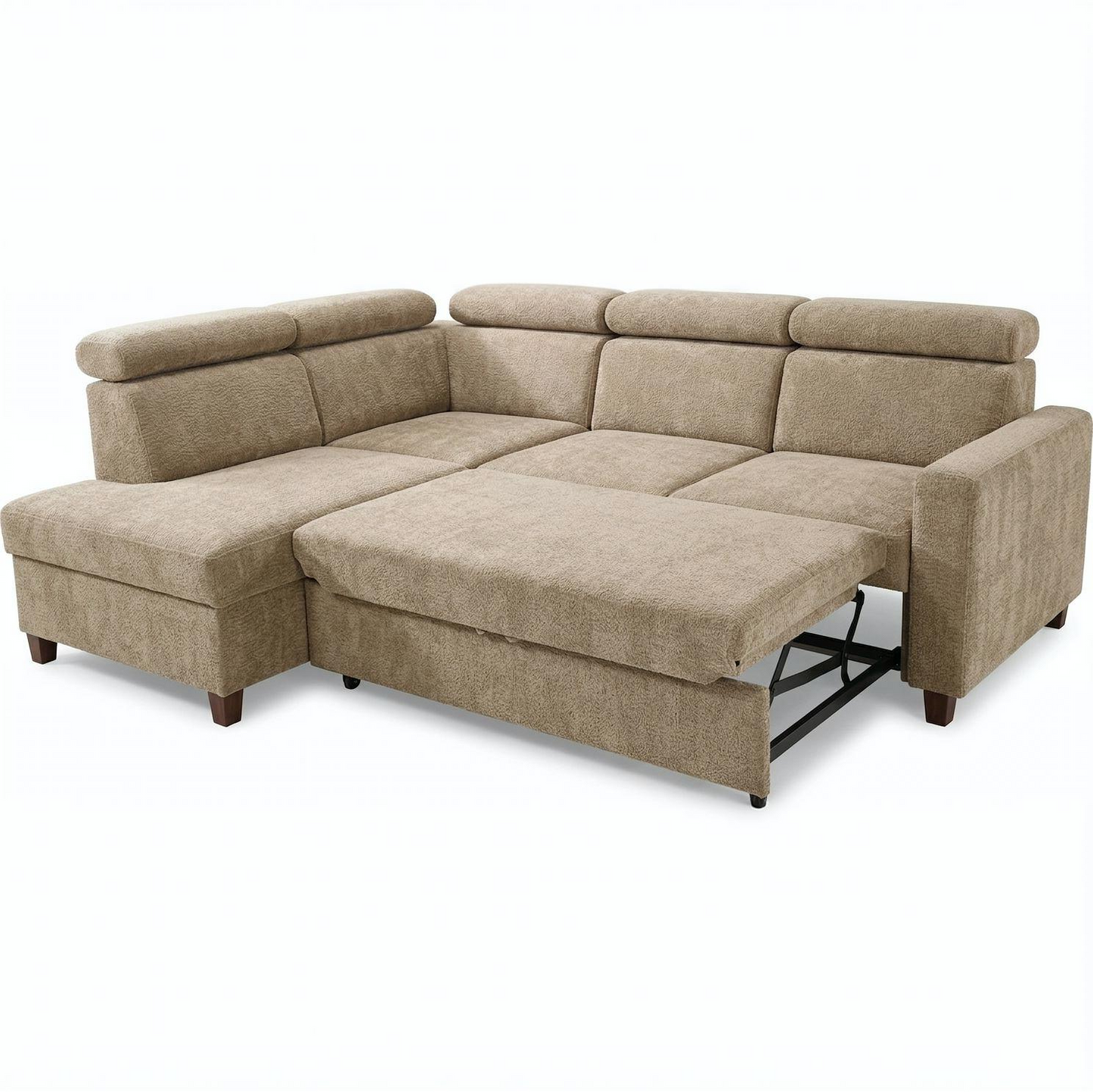 Bari CrisTap Left Hand Faced Corner Sofa Bed with Storage (Ex-Display)