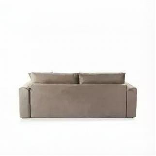 Sofia CrisTap Mini Sofa Bed | Beige Textured Plush (Sorriso 05), Width: 230 cm | 90.6"