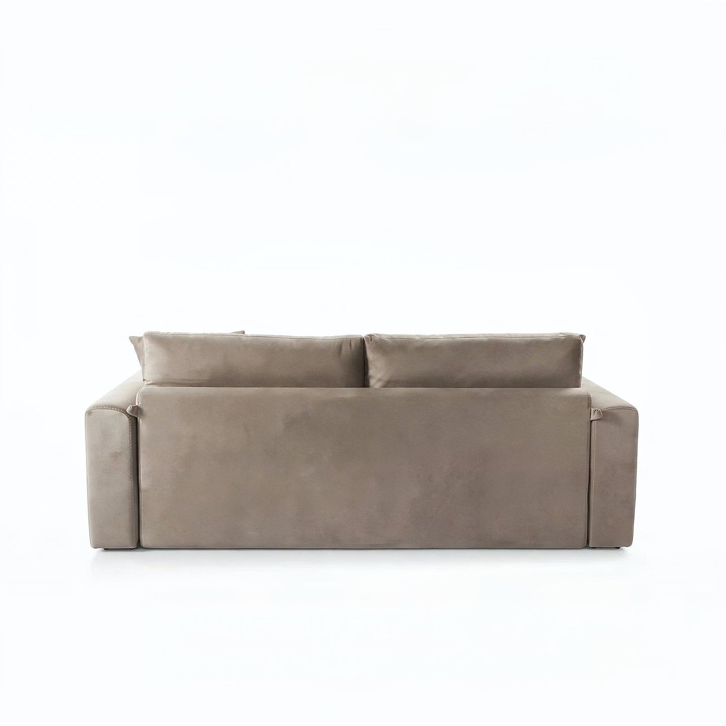 SOFIA CrisTap Mini Sofa Bed | Beige Textured Plush (Sorriso 05) | Width: 230 cm | 90.6"