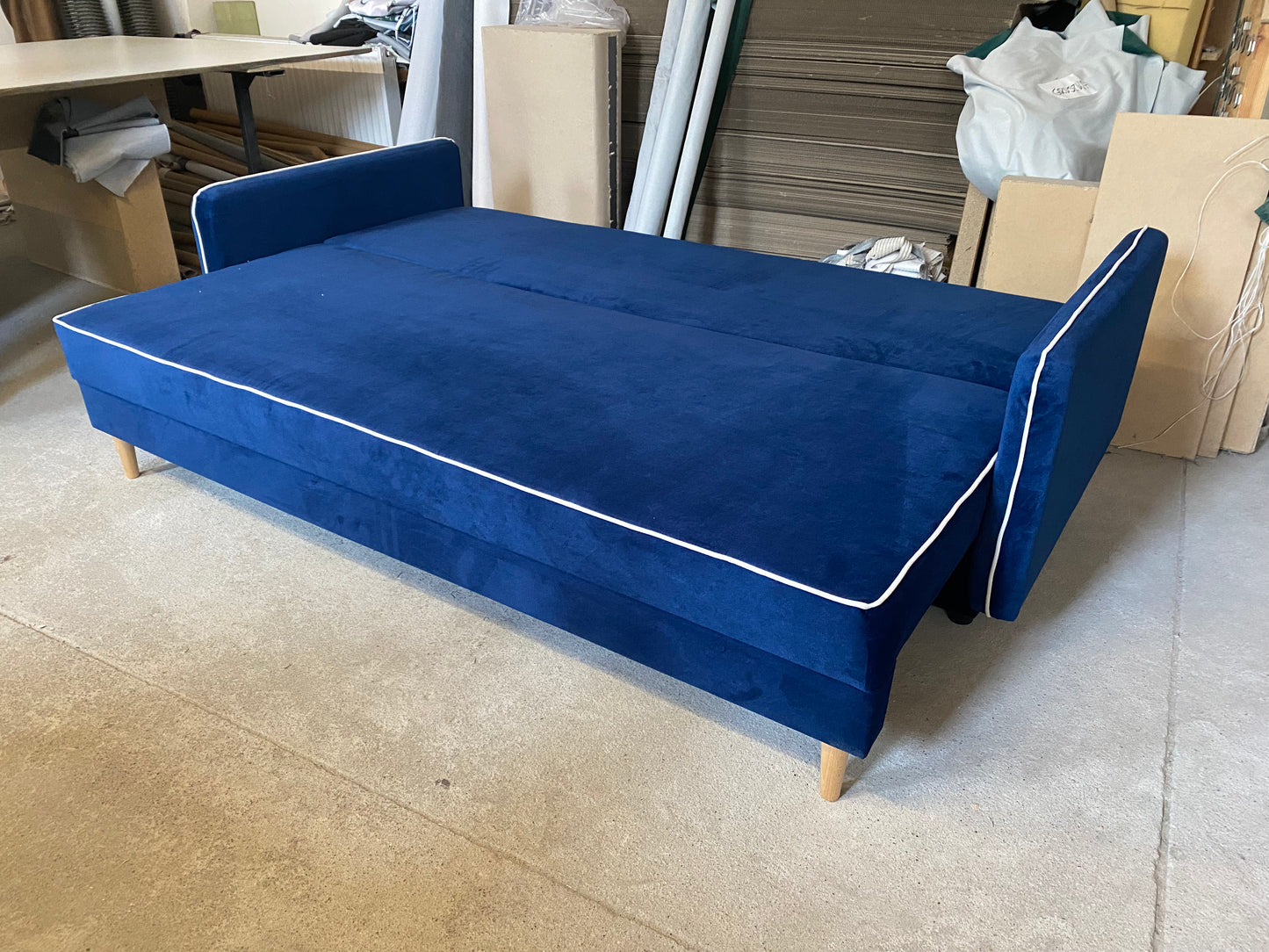 Blanka Sofa with Double Bed and Storage Custom Colour Width 211 cm