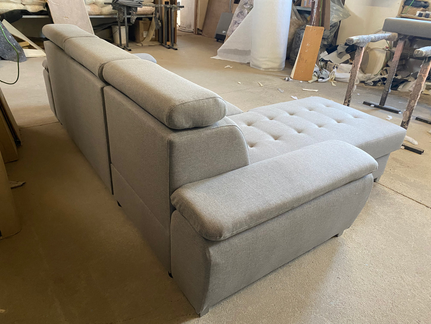 SANTI Corner Sofa with Sleeping Function and Storage Width 261 cm