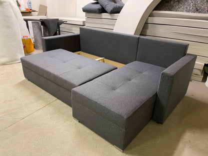 RODOS Corner Sofa with Sleeping Function and Storage Width 225 cm