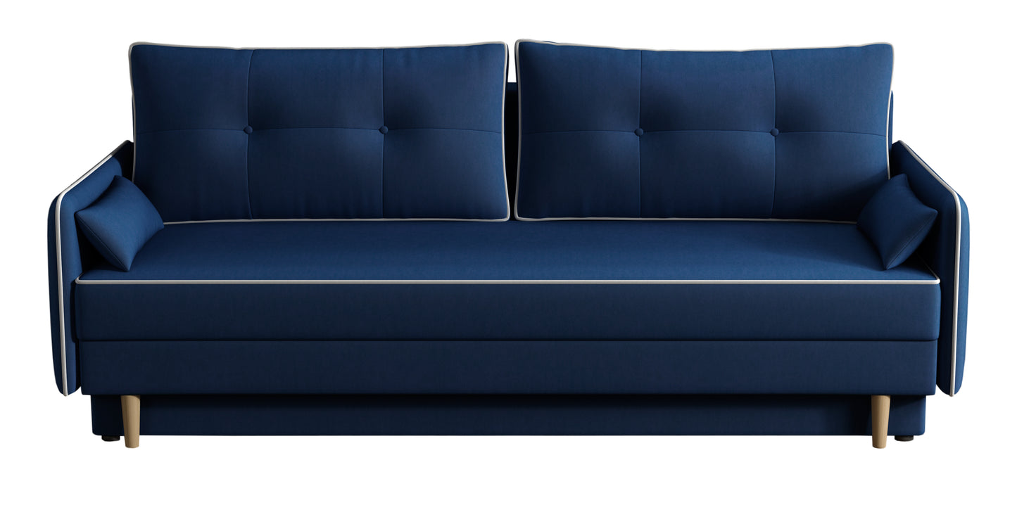 Blanka Sofa with Double Bed and Storage Custom Colour Width 211 cm