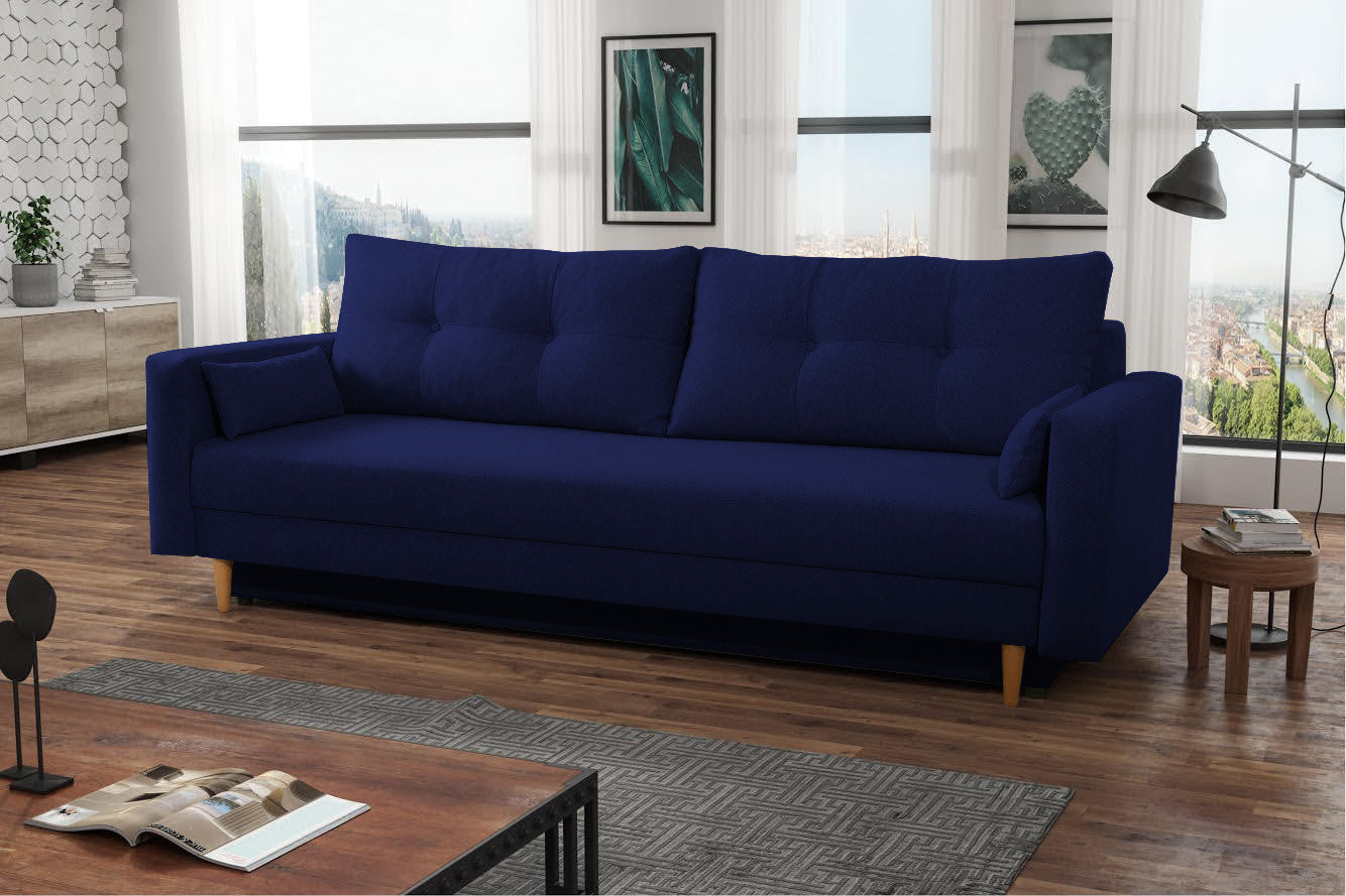 BONGO Sofa with Double Bed and Storage Custom Colour Width 220 cm