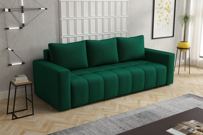 MARTINA Sofa with Double Bed and Storage Custom Colour Width 233 cm