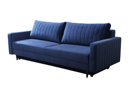 PALERMO Sofa with Double Bed and Storage Various Colours Width 220 cm