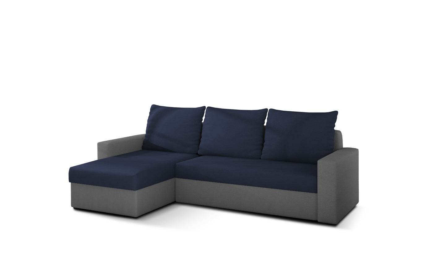 LAMBO - Corner Sofa with Sleeping Function & Storage Width 237 cm