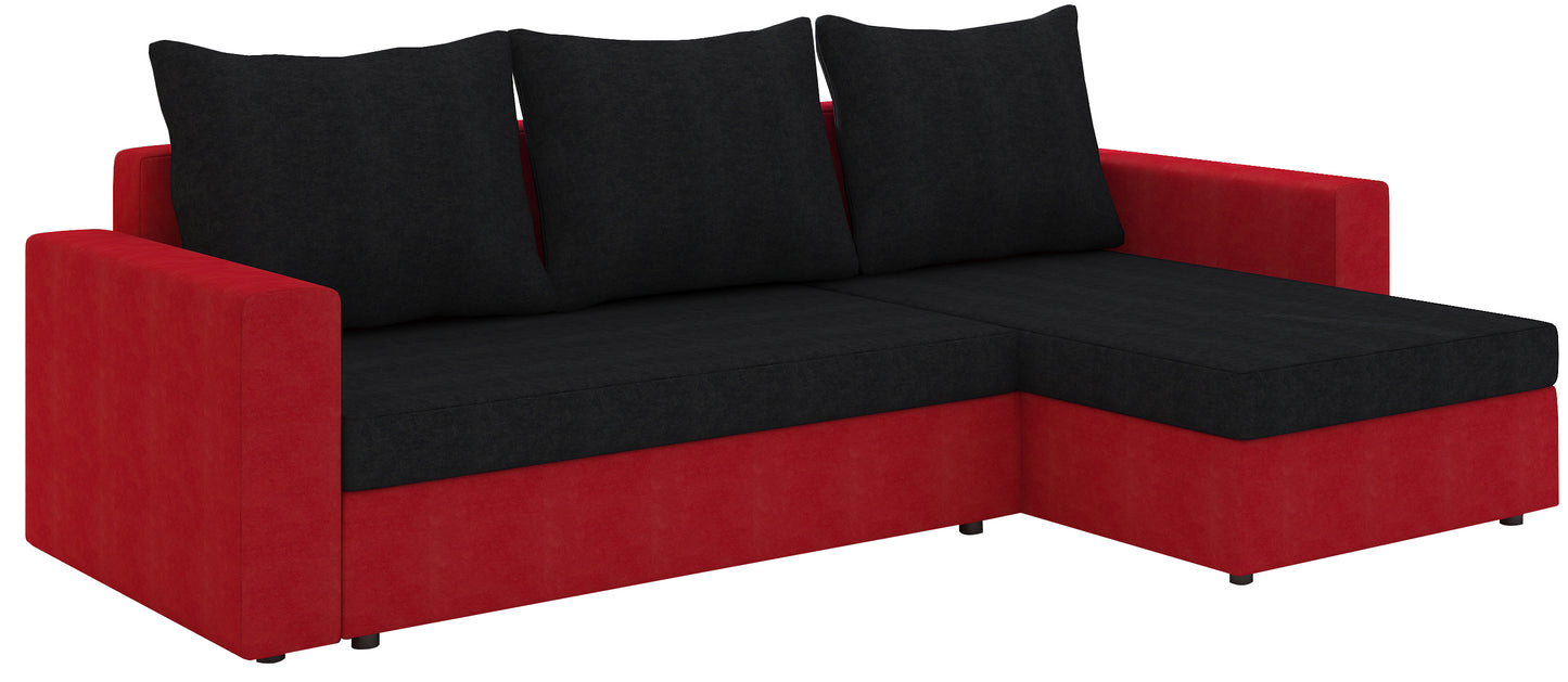 LAMBO - Corner Sofa with Sleeping Function & Storage Width 237 cm