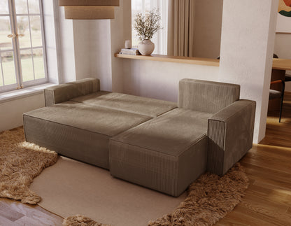 AXEL Corner Sofa Bed with Sleeping Function and Storage Width 231cm