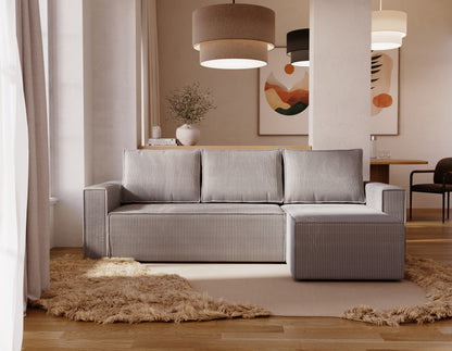 AXEL Corner Sofa Bed with Sleeping Function and Storage Width 231cm