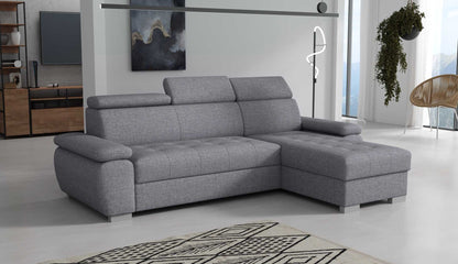 SANTI Corner Sofa with Sleeping Function and Storage Width 261 cm