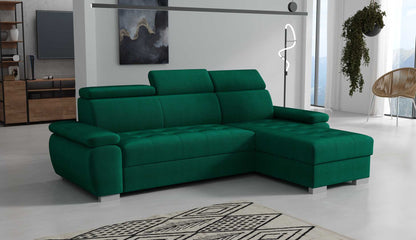 SANTI Corner Sofa with Sleeping Function and Storage Width 261 cm