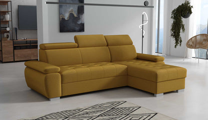 SANTI Corner Sofa with Sleeping Function and Storage Width 261 cm