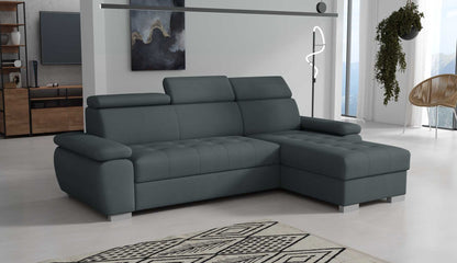 SANTI Corner Sofa with Sleeping Function and Storage Width 261 cm