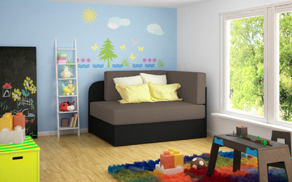 SOFA BED 'KIDDO' WITH SLEEPING FUNCION VARIOUS COLOURS >104 x 60cm<