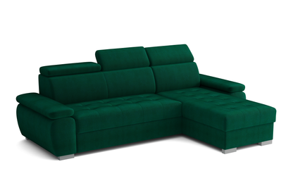 SANTI Corner Sofa with Sleeping Function and Storage Width 261 cm