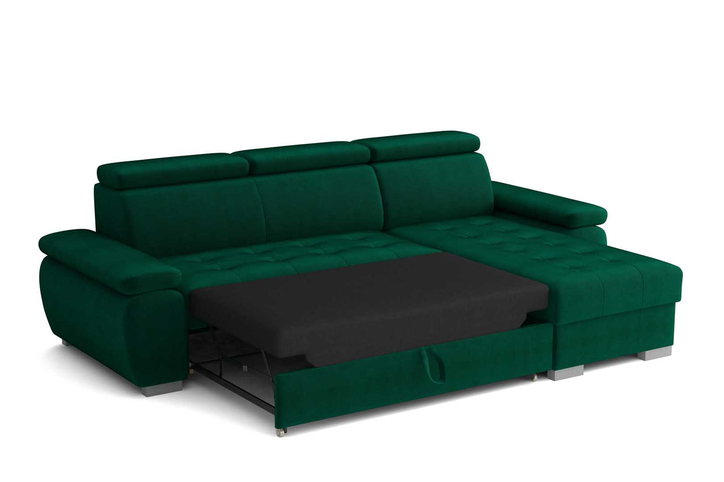 SANTI Corner Sofa with Sleeping Function and Storage Width 261 cm