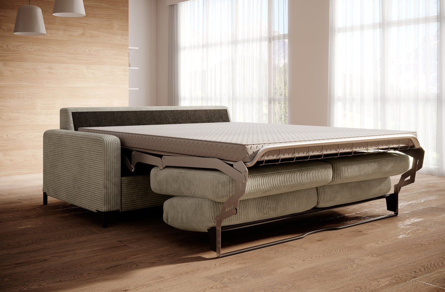 TINKO - SOFA BED WITH SLEEPING FUNCTION VARIOUS COLOUR WIDTH 207 CM