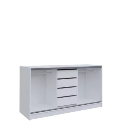 ANEYA Chest Of Drawers with Shelves 3 Colours 160 cm