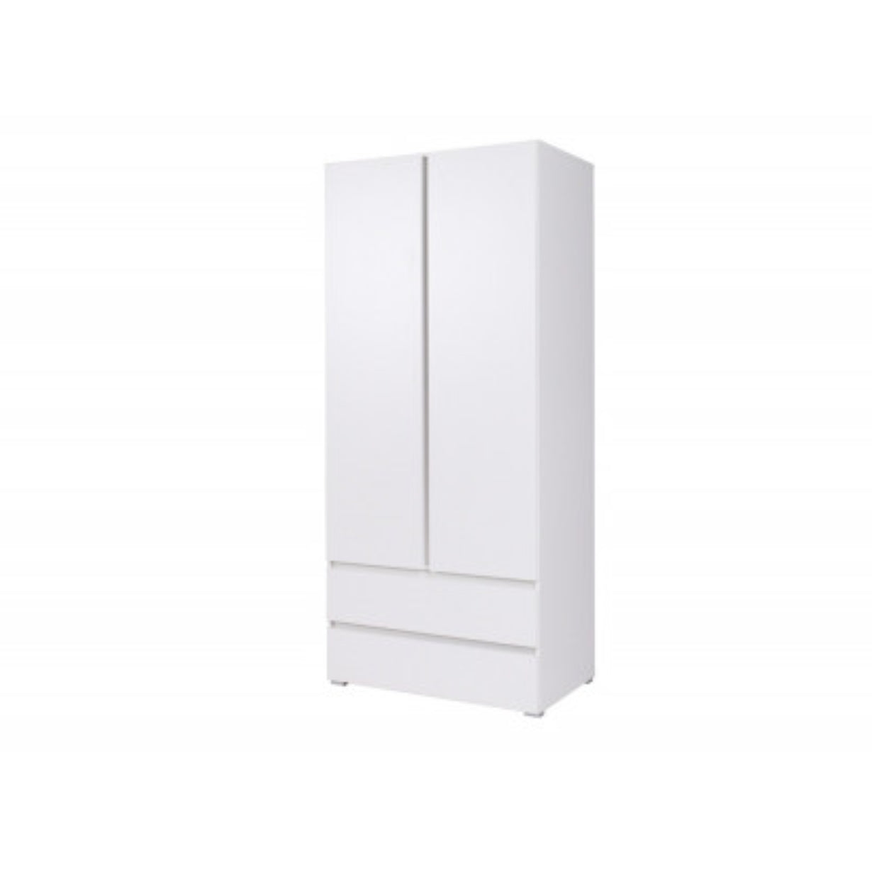 COSIO - 2 Doors Wardrobe With Shelves Drawers width 92 cm