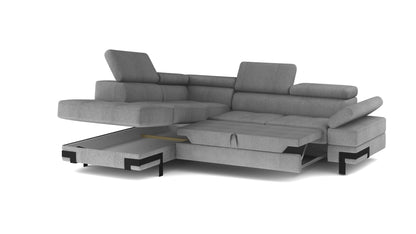 Empario - L-Shape Corner Sofa With Sleeping Function Various Colour width 262 cm