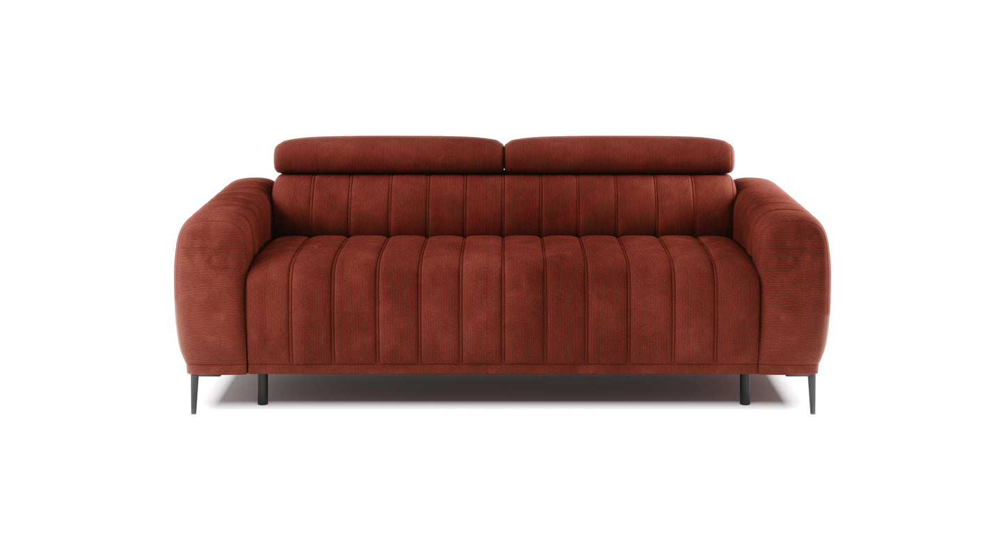 GANDE - Luxury Sofa with Sleeping Function & Storage Various Colours Width 207 cm