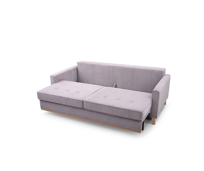 ARIANA - SOFA BED WITH SLEEPING FUNCTION & STORAGE COLOUR GREEN 214x104 FAST DELIVERY