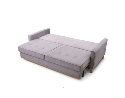 ARIANA - SOFA BED WITH SLEEPING FUNCTION & STORAGE COLOUR GREEN 214x104 FAST DELIVERY