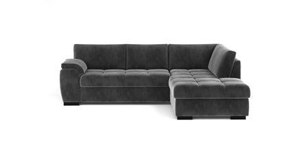 Toricios - L-Shape Corner Sofa Bed With Sleeping Function width >245 cm<