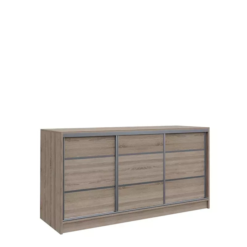 TOPPY Chest Of Drawers with Shelves 3 Colours 180 cm